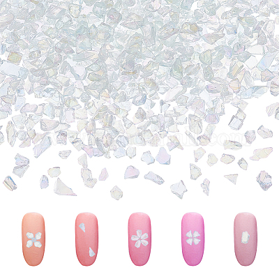 135 г прозрачных стеклянных бусин SEED-PH0002-04-1