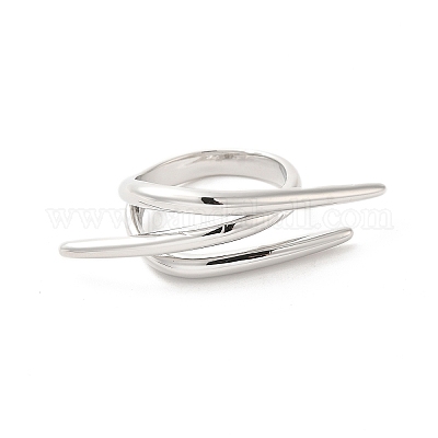 Открытые манжеты из латунной проволоки RJEW-P098-04P-1