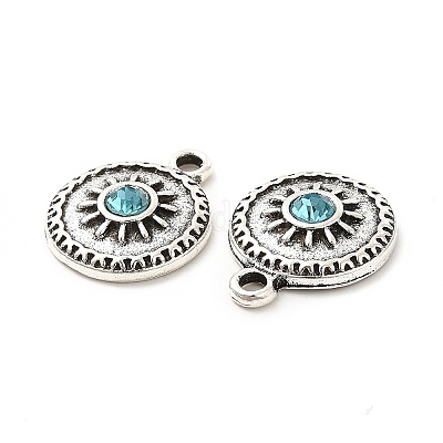 Подвески из сплава со стразами PALLOY-P289-55AS-02-1