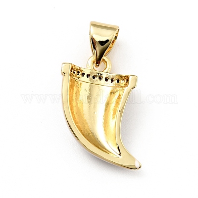 Кулоны с эмалью из латуни с прозрачным кубическим цирконием KK-G416-39G-1