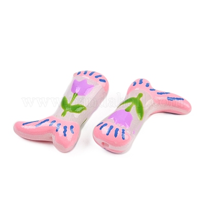 Бусины из стеклянной эмали LAMP-C020-02F-1