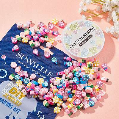 Thin Sprinkle Clay Long Cylindrical Colorful Candy DIY Craft Accessories