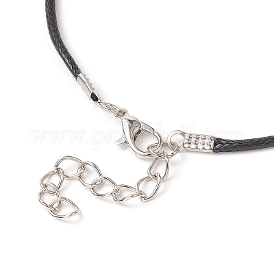 Стеклянные бусины 3d красные ленты сердечки подвески ожерелья NJEW-MZ00089-1