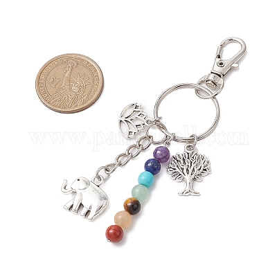 Чакра натуральные и синтетические драгоценные камни кулон украшения KEYC-JKC00943-1