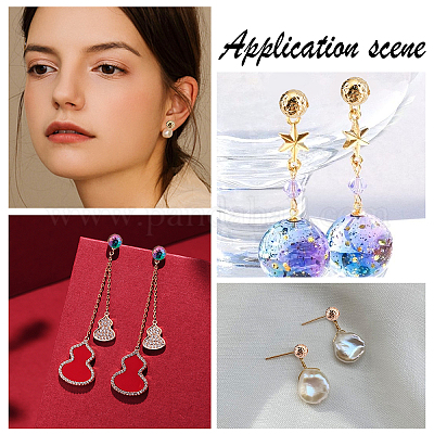 20 шт. 10 стиля ионного покрытия (IP) 304 нержавеющая сталь серьги-гвоздики фурнитура STAS-DC0001-10-1