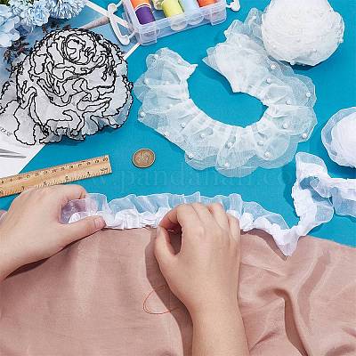 3 стиль полиэстер плиссированная атласная плиссированная кружевная лента&nbsp;OCOR-PH0006-60-1