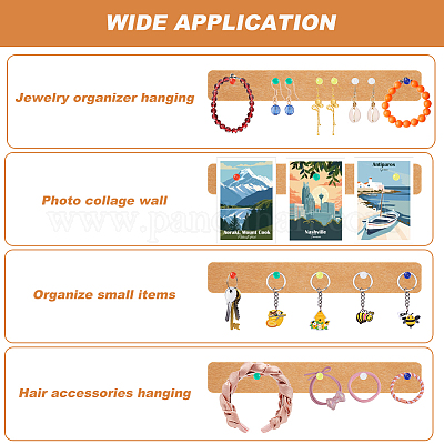 Прямоугольные самоклеящиеся фетровые стикеры для заметок в блокнотах AJEW-CP0008-55C-03-1