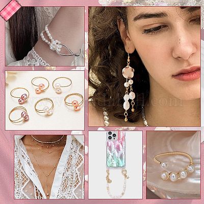 4 нити 2 стилей натуральных культивированных пресноводных жемчужных бусин PEAR-NB0001-64-1