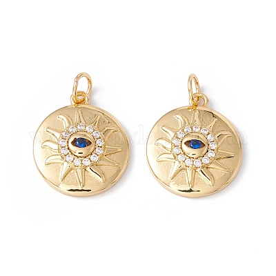 Стойки обшивки латунь микро проложить Циркон подвеску ZIRC-C040-06G-1