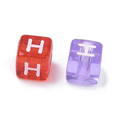 Прозрачные акриловые бусины&nbsp;MACR-K365-07H-1