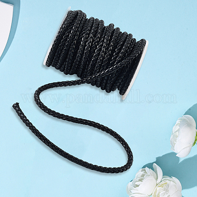10 м круглый плетеный шнур из искусственной кожи&nbsp;LC-GF0001-13B-1