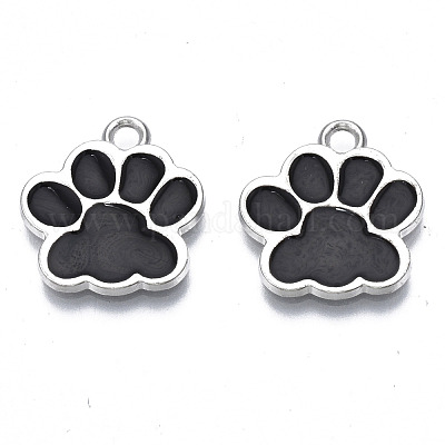 Подвески из эмали и сплава ENAM-T016-22P-C-RS-1