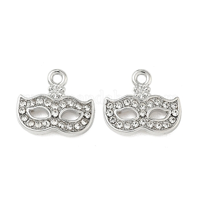 Подвески из сплава и страза&nbsp;LS-ENAM-I073-04P-02-1