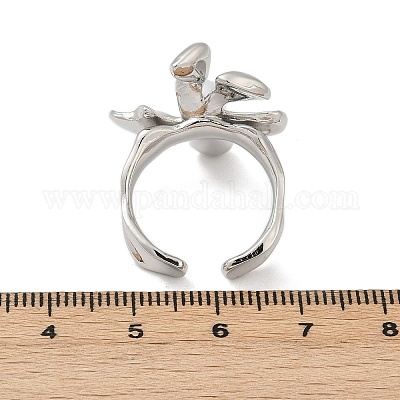 Латунные манжеты для женщин RJEW-F182-06P-1