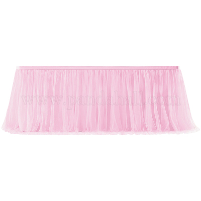 Jupe de table en polyester&nbsp;AJEW-WH20019-110A-1