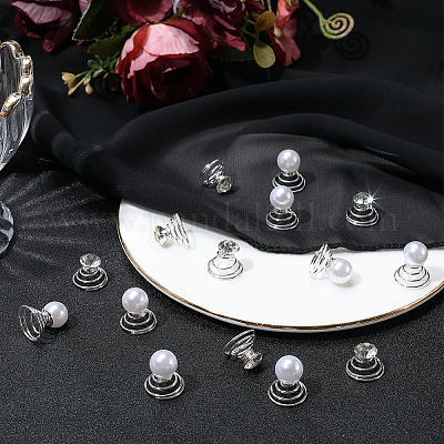 40 шт. 2 стиля спиральные шпильки для волос&nbsp;OHAR-SP0001-10A-1