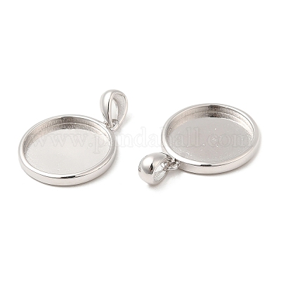 Антикоррозийное родиевое покрытие 925 подвеска из стерлингового серебра с кабошоном STER-I017-017P-1