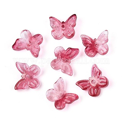 Прозрачные брызги окрашенные стеклянные подвески X-GLAA-T016-22F-1