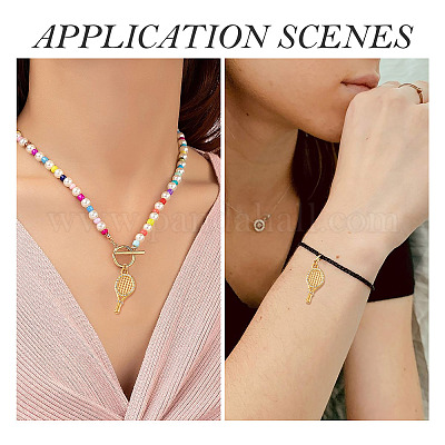 2 шт. подвеска из нержавеющей стали 304 с микропаве из кубического циркония STAS-TA0003-13-1