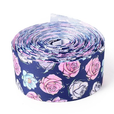 Wholesale Floral Printed Grosgrain Ribbon 