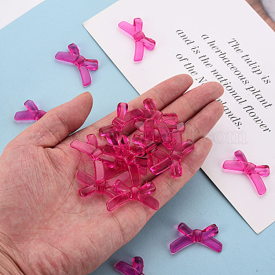 Прозрачные акриловые бусины X-TACR-S154-55B-906-1