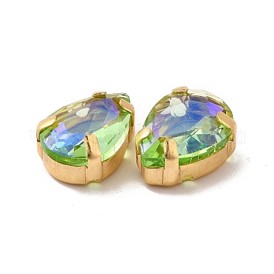 Эффект лунного света слеза пришить на горный хрусталь GLAA-P055-03B-G03-1