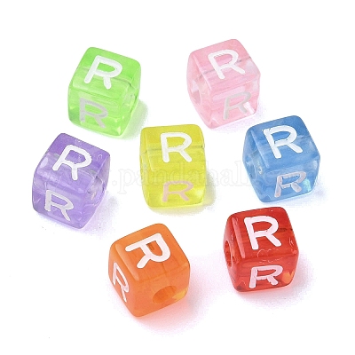 Прозрачные акриловые бусины&nbsp;MACR-K365-07R-1