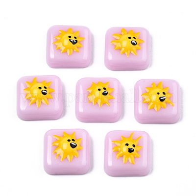 Кабошоны из непрозрачной смоляной эмали CRES-N031-029-1