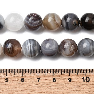 Природные Ботсвана агат бисер нитей G-H334-A01-04-1