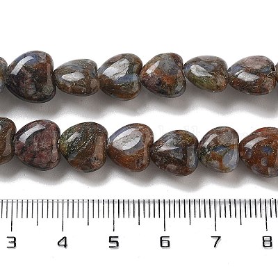 Бусины из натурального глаукофана G-R190-10mm-36-1