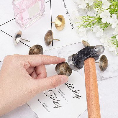 Железные гвозди с круглой головкой&nbsp;AJEW-GA0001-50-1