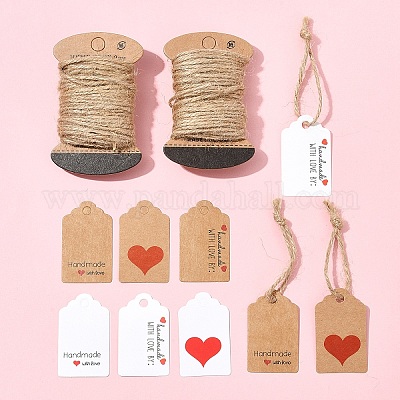 96 шт. 6 вида бумажных подарочных бирок CDIS-FS0001-26-1