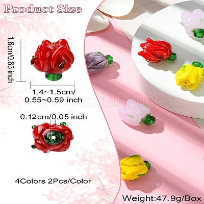 Бусины лэмпворк &nbsp;LAMP-CJ0002-04-1