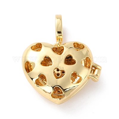 Латунные микро проложить кубического циркония подвески ZIRC-Z018-02G-1