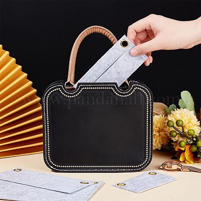 4 шт. 4-х стильный вставной органайзер для кошелька из шерстяного фетра&nbsp;DIY-CN0002-11-1