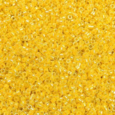 Непрозрачные цвета блестящие стеклянные бусины SEED-H003-12H-1