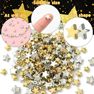 180шт 6 стиля пластиковые бусины ccb CCB-YW0001-51-1