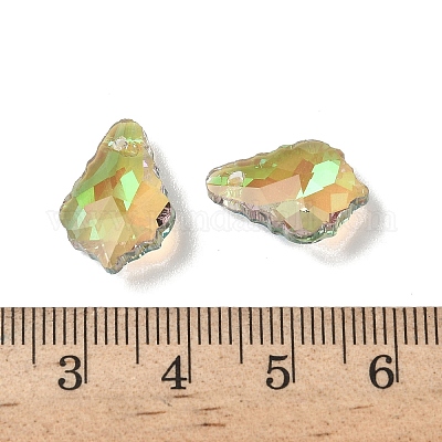 AB цвет гальваническим Гальваническим стеклянные подвески EGLA-O003-06C-14-1