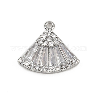 Латунные микро проложить кубического циркония подвески KK-S339-07P-1