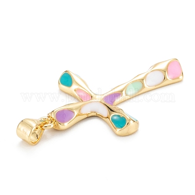 Латунь эмаль подвески KK-M220-06G-1