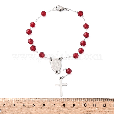 Браслеты из звеньевой цепи из нержавеющей стали 304 BJEW-A032-05P-1