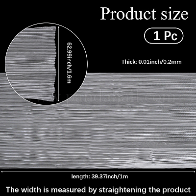 Полиэстеровая плиссированная ткань DIY-WH20007-674A-1