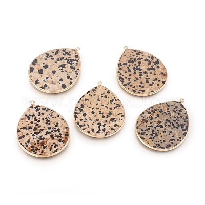 Природные яшмы далматин подвески G-E526-01J-1