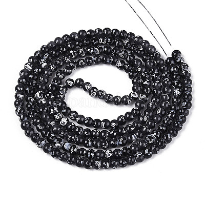 Выпечка краска бисер пряди DGLA-N015-4mm-10-1