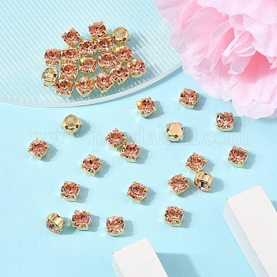 Preciosa® maxima crystal в пришивной чашке X-PRC-SS29-00030-266-G-1