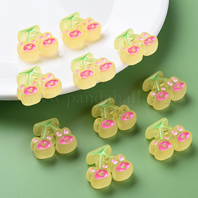 Прозрачные акриловые бусины X-MACR-S374-04B-01-1