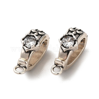 Латунь с укорачивающими дужками из кубического циркония KK-Z033-04P-1