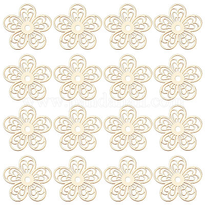 50 шт. обшивка стойки филигранные соединительные элементы из нержавеющей стали 304 STAS-BBC0002-48-1