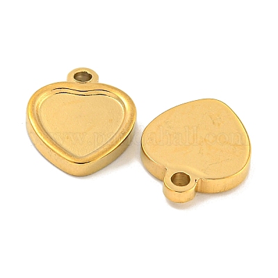 Ионное покрытие (ip) нержавеющая сталь 304 подвеска кабошон оправа STAS-P365-11G-1