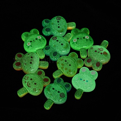 Светящиеся кабошонов смолы CRES-M020-04-1